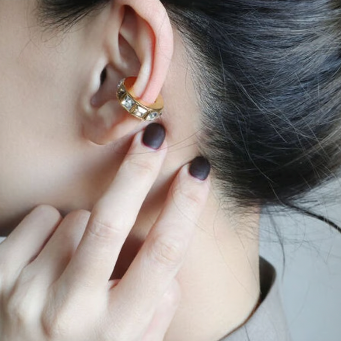 Square ear cuff