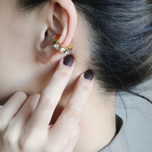 Square ear cuff